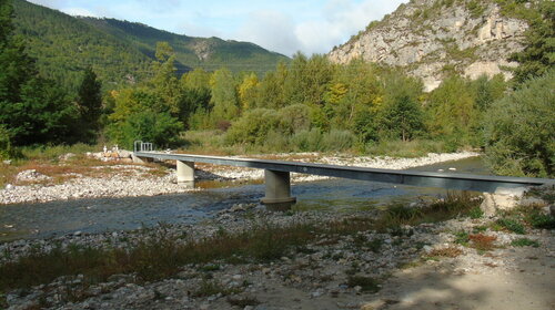 Reconstruction de la passerelle de Blajoux