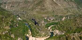 Le Saltadou - Panorama de Saint Chely du Tarn